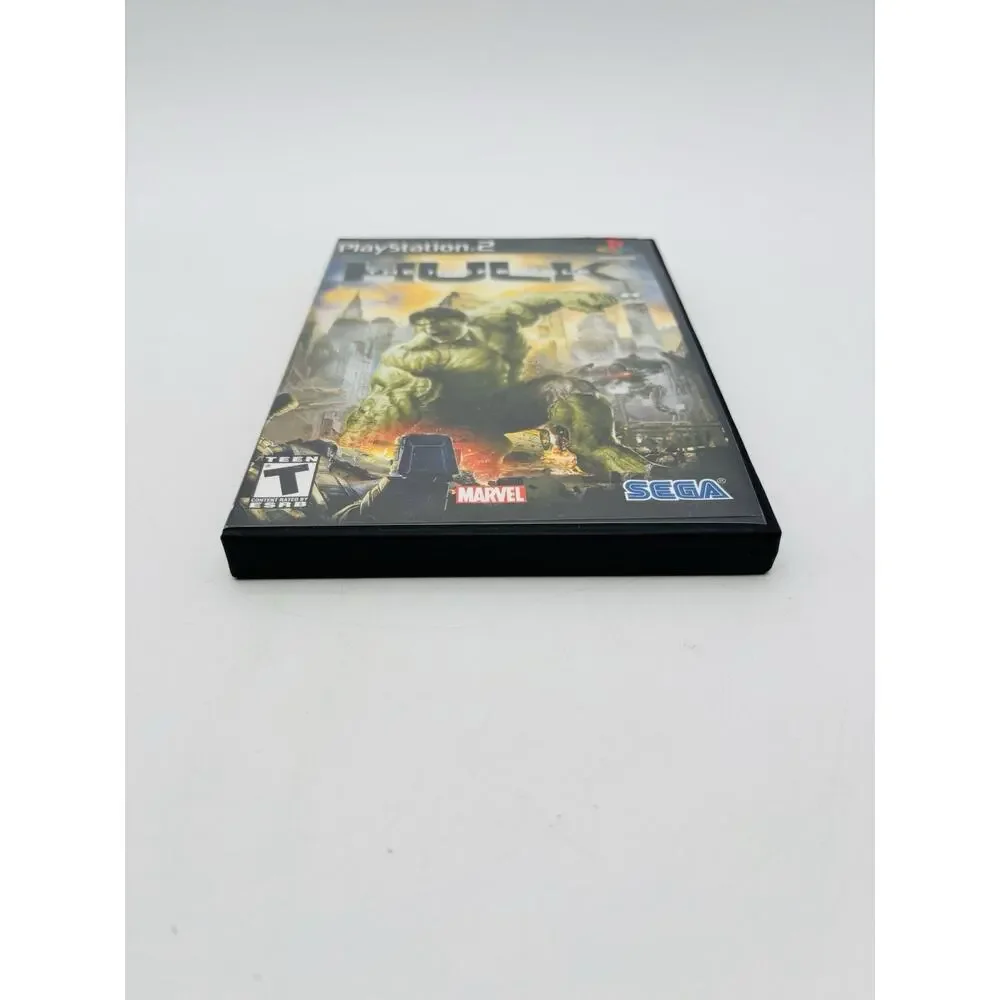 The Incredible Hulk PS2 (Sony Playstation 2, 2008) - CIB Complete Tested Works